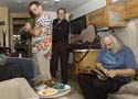 David Grisman and band warming up-1566