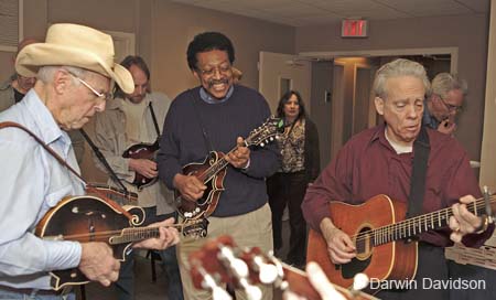 Bronzewound Pickin Party, Al Hawkes, Richard Brown, Dave Dillon-1209