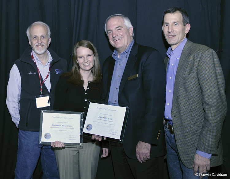 Stan Zdonik, Sheraton VIPs and Gerry Katz, BBU Certificate Of Appreciation-9505