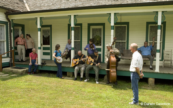 Blue Grass Boys at Bill Monroe Homeplace-1048