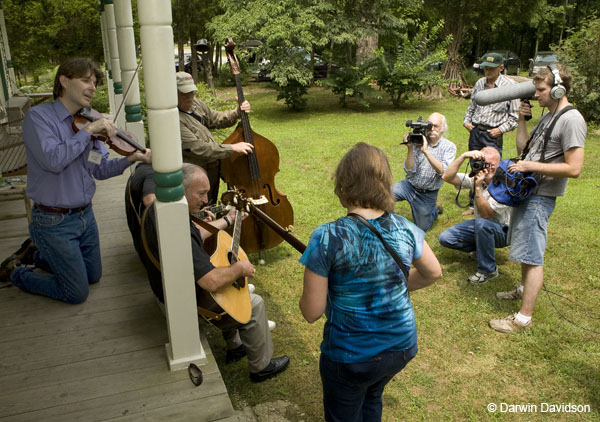 Blue Grass Boys at Bill Monroe Homeplace-1075