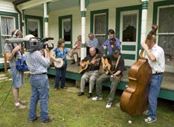 Blue Grass Boys at Bill Monroe Homeplace-1060